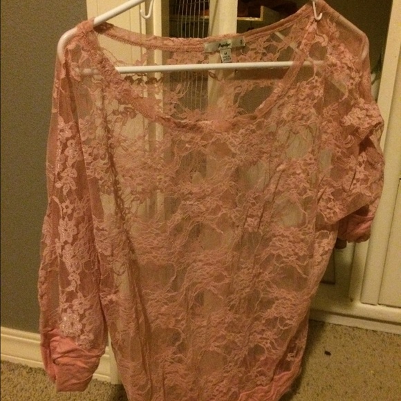 Rose lace top