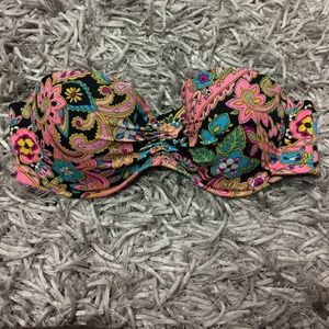 Patterned VS bandeau swim top 34B
