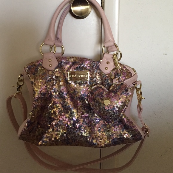 Sequined Betsey Johnson purse