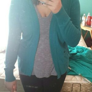 Teal Cardigan