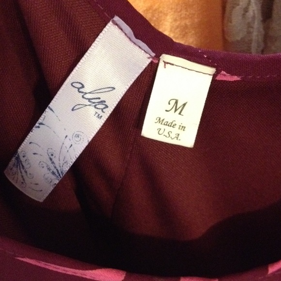 Plum and Pink Chevron Dress - Picture 2 of 2