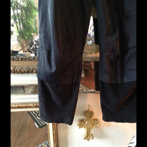 Black twill with polar fleece splices - Picture 2 of 4