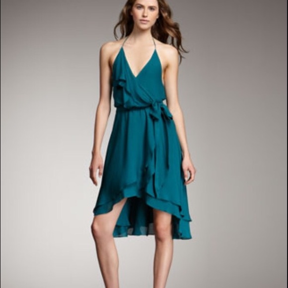 Haute Hippie Dresses & Skirts - Haute Hippie NWT size medium teal halter dress