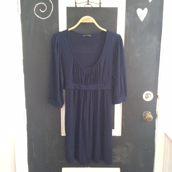 Blue tie dress - Picture 1 of 3