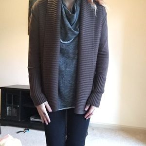 Brown cardigan