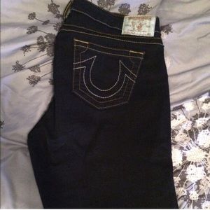 True Religion "Halle" Stretchy Denim Jeans -