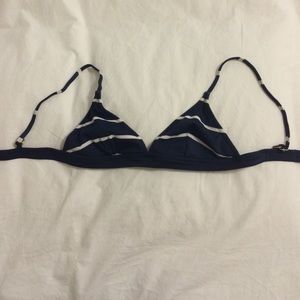 J Crew factory triangle bikini top
