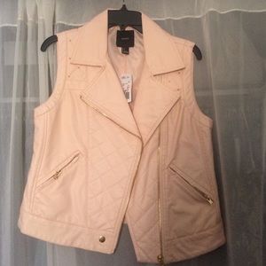 Faux leather Vest