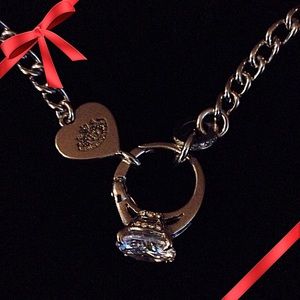Juicy Couture Engagement Ring Necklace