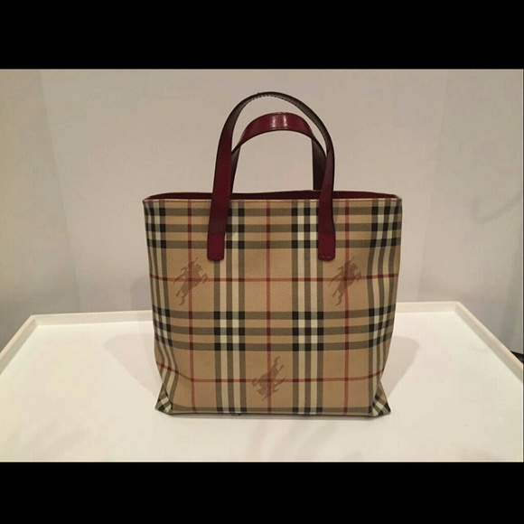 Burberry Haymarket Tote