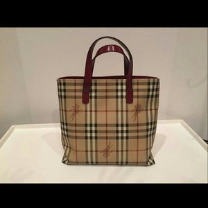 Burberry Haymarket Tote
