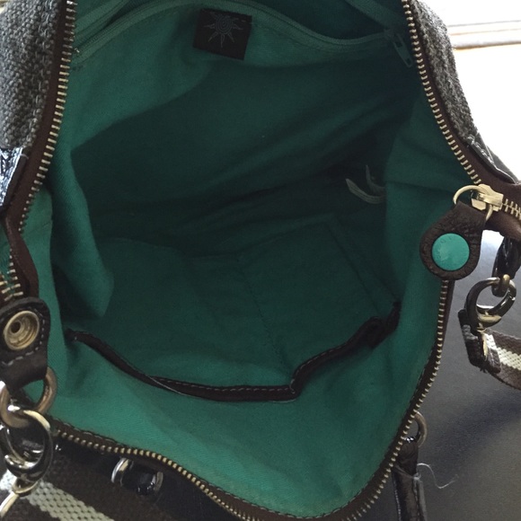 SOLD. Purple suede &tweed GABS purse, wear 3 ways. - Picture 4 of 4