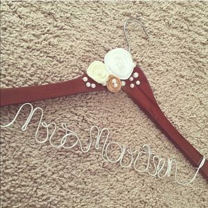 Personalized Bridal Hanger