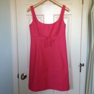 J Crew Sleeveless Pink Pique Dress NWT