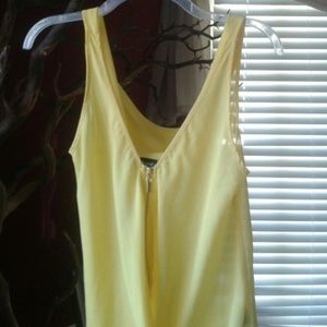 Yellow bebe top