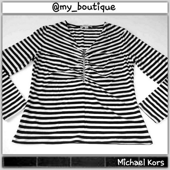 MICHAEL Michael Kors Tops - ♥HP NWOT Michael Kors Front Zip Top