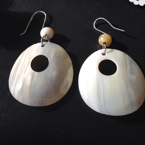 Pearlescent Shell Earrings