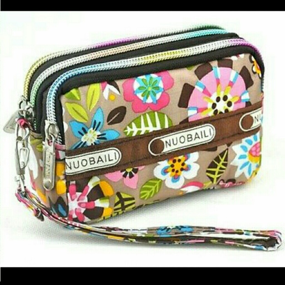 Wristlet, purse, cosmetic, phone, card bag