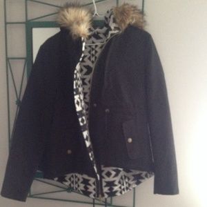 BB Dakota reversible hooded coat