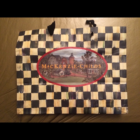 Medium sized Mackenzie Childs shopping bag
