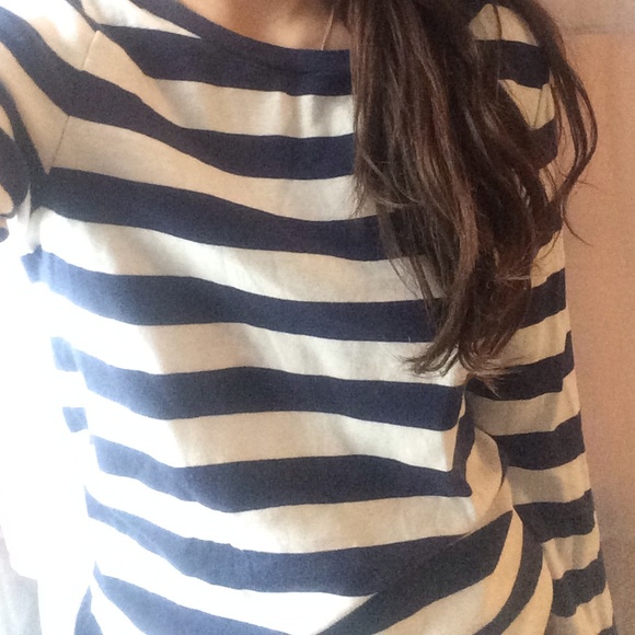 J Crew striped long sleeve