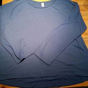 Brand new royal blue scoop neck shirt