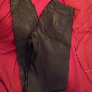 Wax Coated Pencil Pant