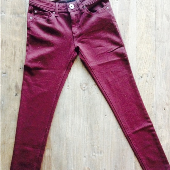 DL1961 Wine Skinny Jeans