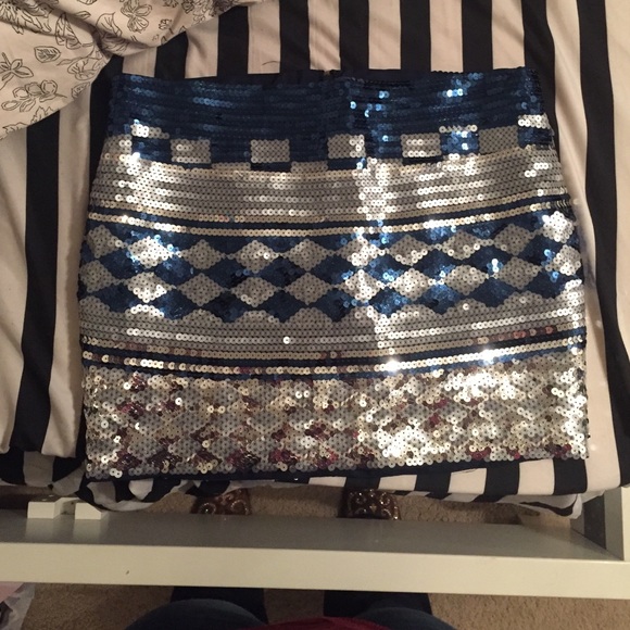 Sequin skirt