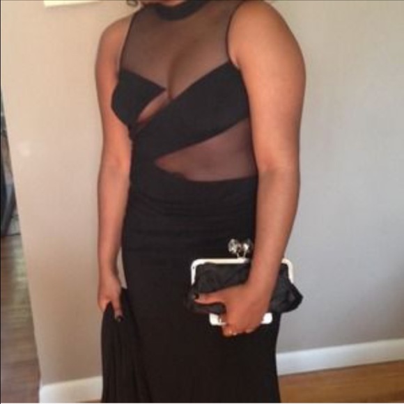 A black mesh dress - Picture 4 of 4