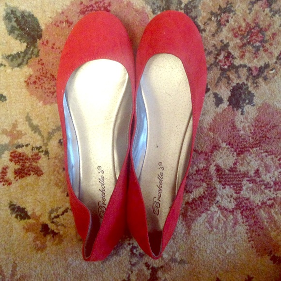 Burnt Orange Flats - never worn