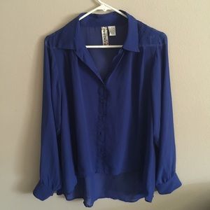 Blue blouse shirt