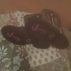 Women's Brown Justin Cowboy Boots