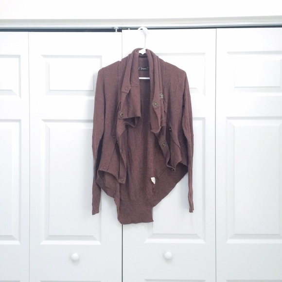 RESERVED - asymmetrical hem sweater cardigan