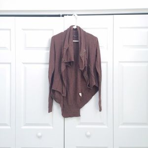 RESERVED - asymmetrical hem sweater cardigan