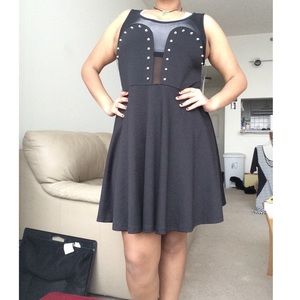 Fashion to Figure Black Circle Dress