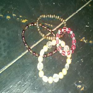 A bundle of 4 bracelets