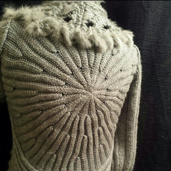 Silver-Grey cardigan sweater (more pics)