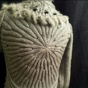 Silver-Grey cardigan sweater (more pics)