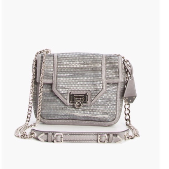 Rebecca Minkoff grey silver handbag