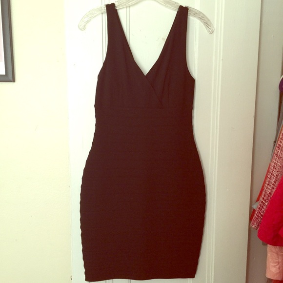Express Black Bandage Dress