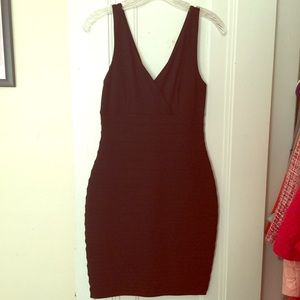 Express Black Bandage Dress