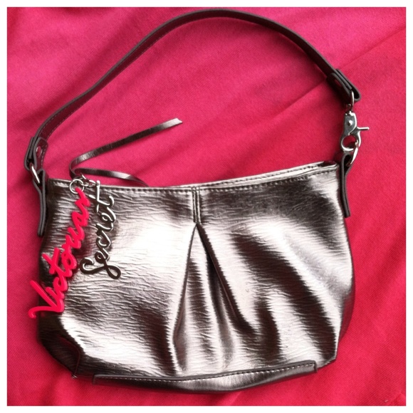 PINK Victoria's Secret Bags Victorias Secret Silver Small Purse