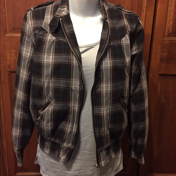 Miss LiLi Jackets & Blazers - A durable lightweight plaid jacket