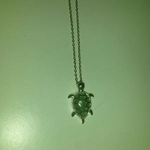 sterling silver and jade necklace (negotiatable)