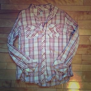 Plaid long sleeve shirt