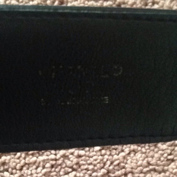 ❌SOLD❌CHANEL CC logo leather Blk belt size 26 - Picture 3 of 3