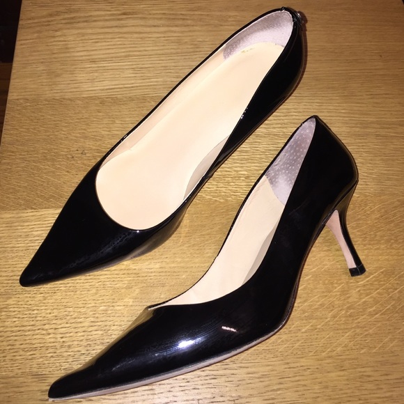 Ivanka Trump Black Patent Leather Heel. Size 8.