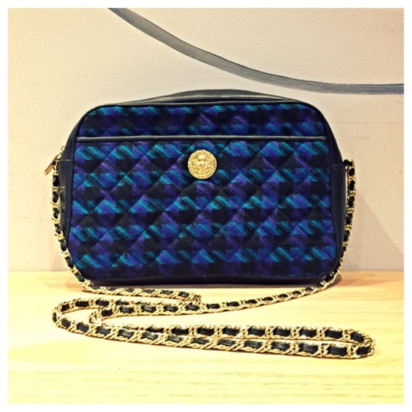 Quilted print handbag (old, but never used)