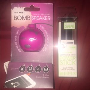 New!! Hype Mini bomb Speaker/ USB power stick